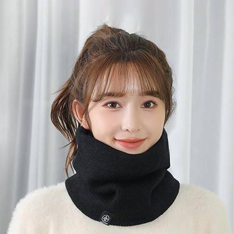 Autumn And Winter Velvet Thickened Scarf Unisex Korean Version Versatile Outdoor Leisure Sports Cycling Cold-Proof Neck Gaiter