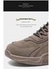 Men's Versatile Leather Lace-up Casual Sneakers - Breathable, Comfortable, Non-slip for Spring & Autumn 2025