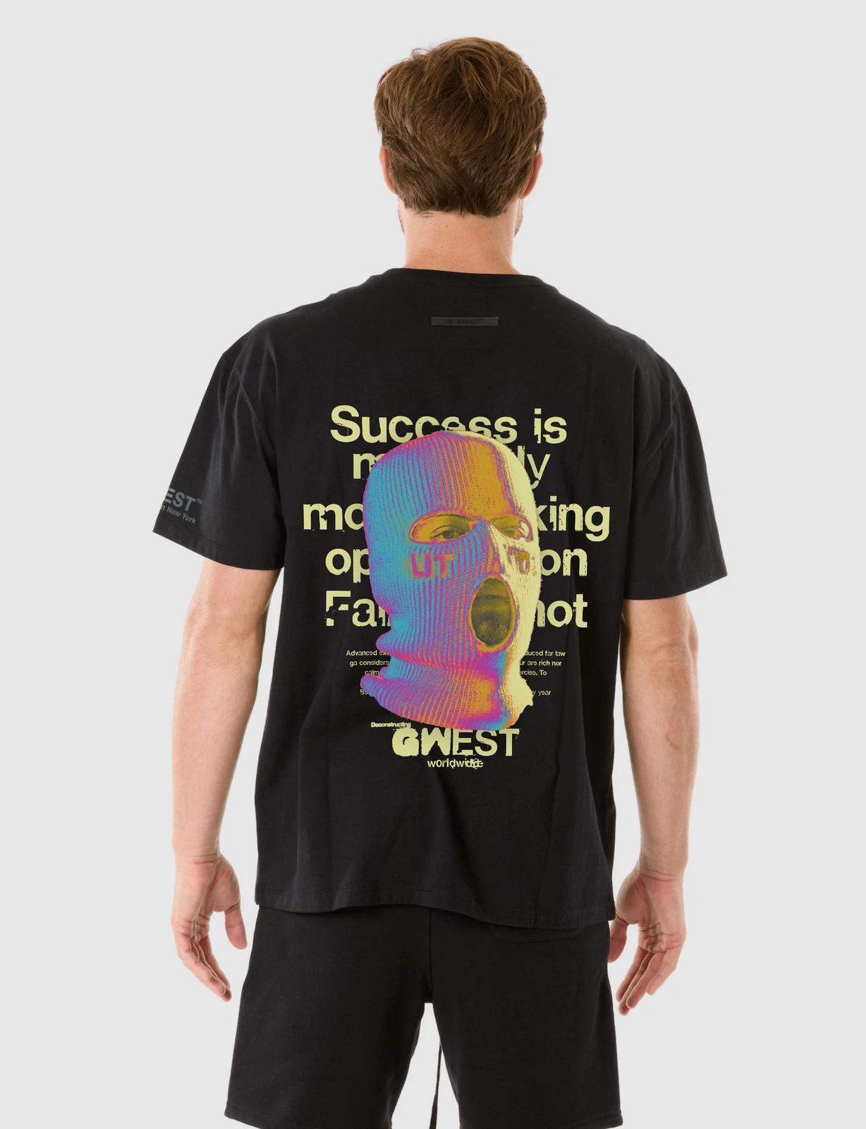 G WEST SUCCESS T-SHIRT - JET BLACK XL