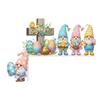 Easter Egg Gnome Rhinestone Door Frame Decor Diamond Art Door Right Angle Sign Wood Door Corner Decor for Indoor Outdoor Wall