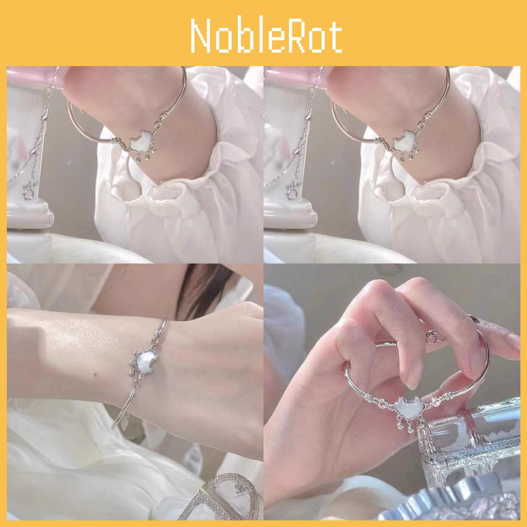 Lock Bracelet Modern For Women Geometric Design Personalized National Style Jewelry