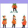 Super Söt Pumpadräktset För Barn Perfekt För Halloween Cosplay!