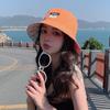 Women Summer Double-Sided Wear Bucket Hat Wide Brim Outdoor Fordable Flat Top Panama Fishermen Cap Lady Travel Beach Visor Hats