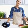 2 Stück Crock Pot Deckel Elastisches Silikonband Universelles Deckelbefestigungsband Deckelband für Auflaufform