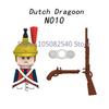 Medieval Military Soldier Figures Napoleon MOC Building Blocks Cavalry Weapons Shield Armor Cannon Militia Cowboy Toys Gift Z013