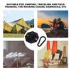 Hammock Mounting Plate Wall Mount Ring Hooks Hanging Kit with Screws for Camping Traveling Field Training