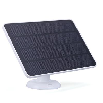 20W IP Security Camera Charger DC3.5x1.35-port Portable Solar Panel 360 Rotating Wall Mount Bracket for Outdoor Security Camera