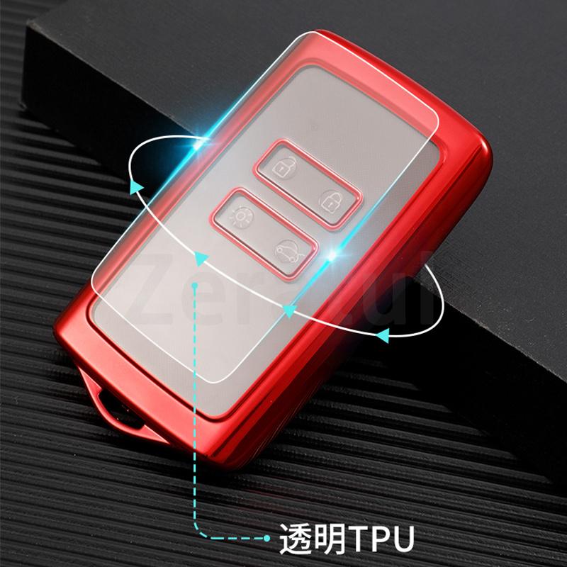 Tpu Auto Fob For Renault Captur Koleos Kadjar Arkana Megane Dacia Duster Sandero Stepway Smart Remote Control Car Key Case Cover