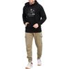 Vans Sweatshirts Men's Black Hooded Non Detachable Moderate Straight Fit VN0A49SNZ63