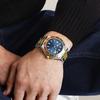 Luxury Business Watch Sports Quartz Clock Luminous Calendar Watches for Man Stainless Steel Waterproof Wristwatch