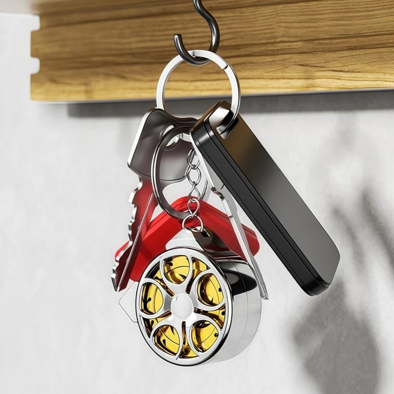 Mild Steel 2m Mini Tape Measure Portable Retractable Keychain Design for DIY Crafting Sewing Household Supplies