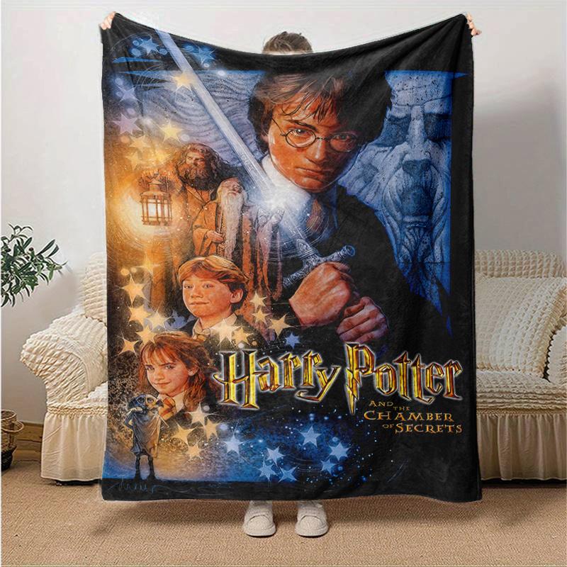 Harry Potter and the Chamber of Secrets Movie Poster PrintPrint Blanket, Soft Blanket For Sofa Office Bed And Travelling Daughter Birthday G