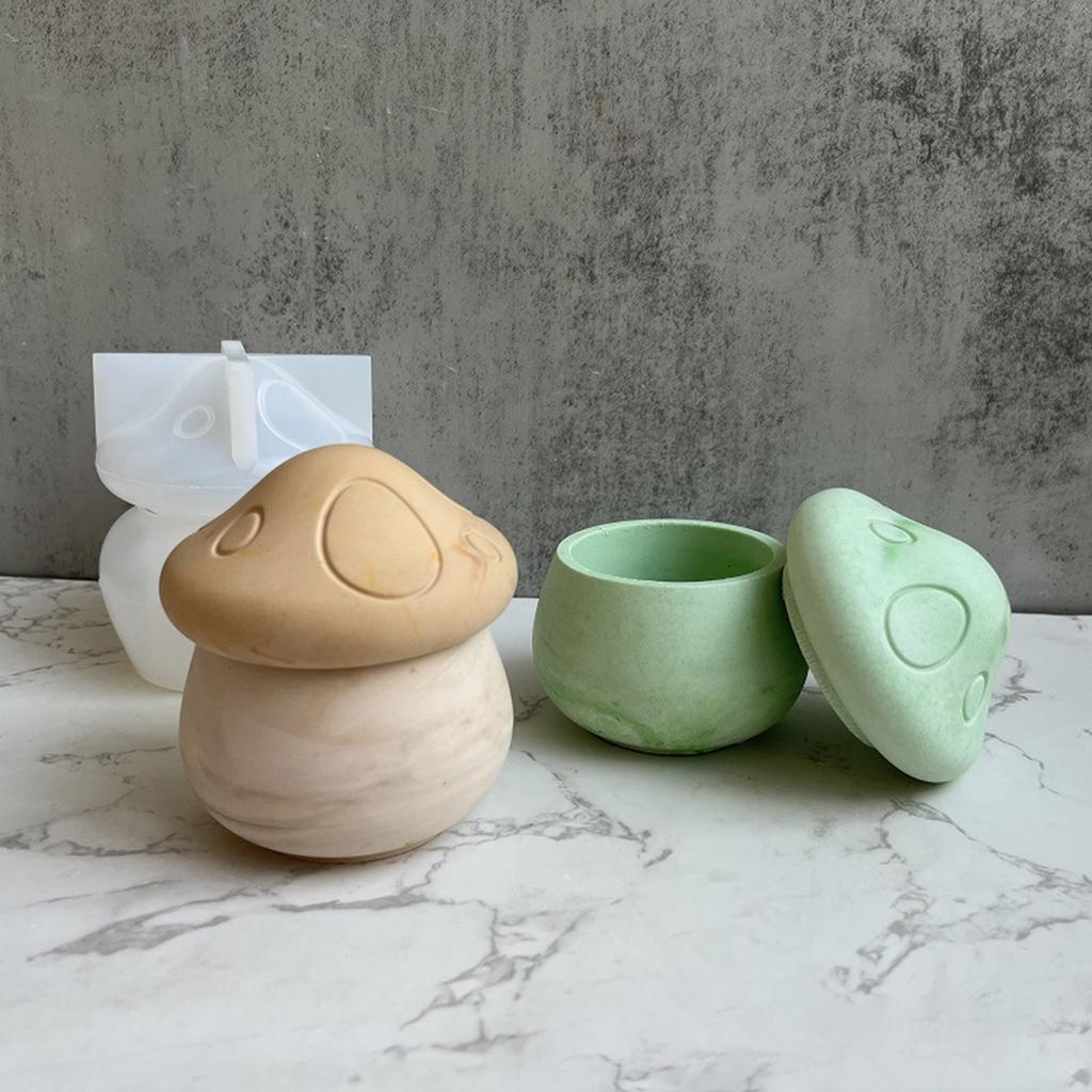 3Pcs Jar Resin Molds Silicone,Pudding Jar Resin Molds with Lid,Bathtub Storage Box Mold for Trinkets,Rings Organizer