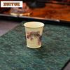 100ml Yixing Zisha Enamel Colorful Carp Koi Teacup Antique Tea Bowl Cup For Tea Tea-tasting Smelling Cup Jianzhan Master Cups