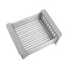 Drain Basket, Retractable Stainless Steel Sink Strainer Drain, Household Storage Rack