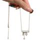 Vintage Iris Starburst Sterling Silver Choker & Clavicle Necklace for Women