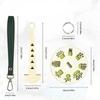 Portable Wooden Yarn Holder Spinning Stand with Wrist Strap for Knitting Sewing Thread Spool Wool Ball Winder DIY Craft