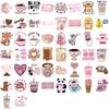 50/100pcs Funny Coffee Bookish Book Reading Stickers Kindle Aesthetic Girls Decals Ipad Phone Laptop Diary Sticker