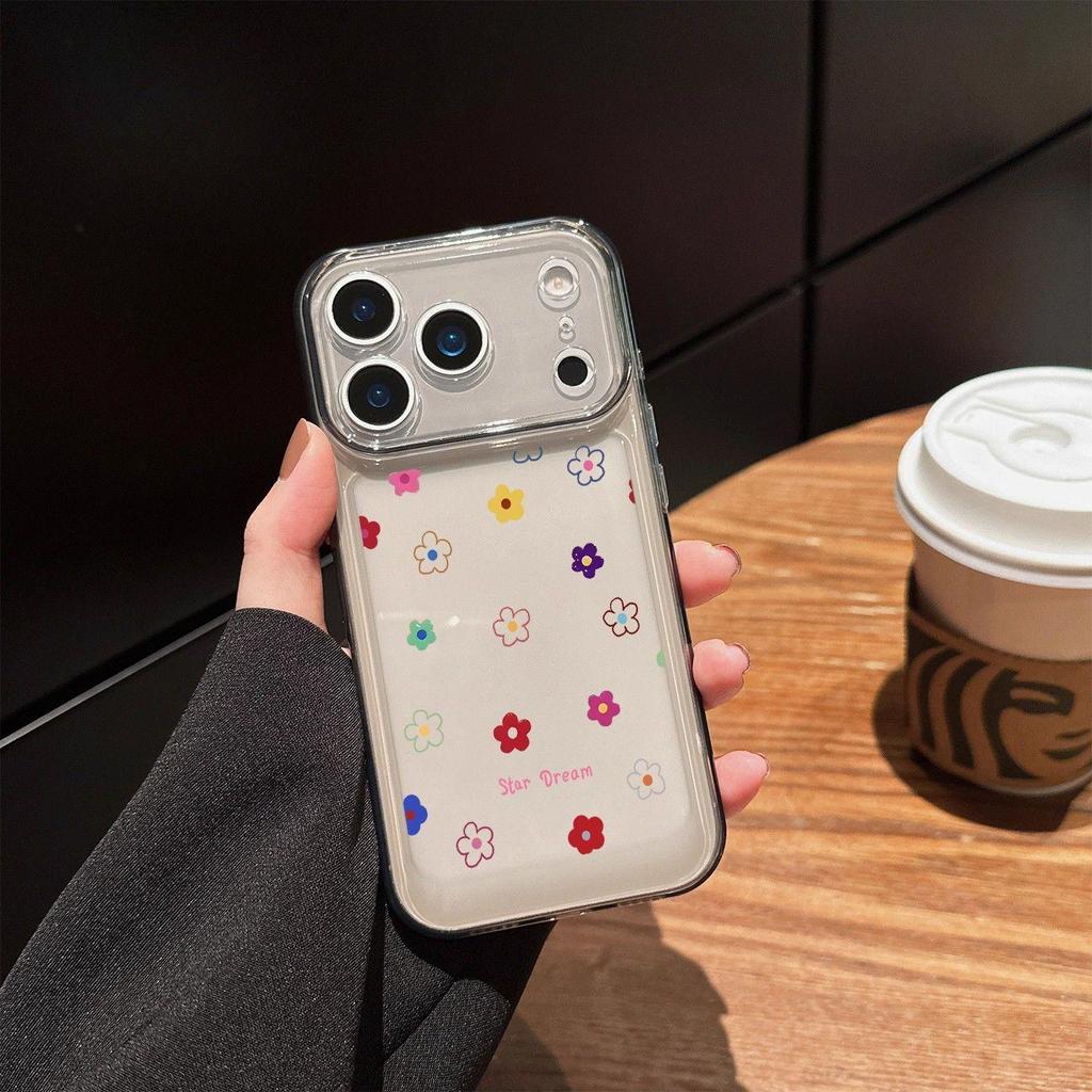 Bunte florale stoßfeste Hülle für Apple iPhone 11, 13 Pro, 14, 15, 16, 17 Pro Max