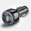 90W 3-in-1Car Charger QC3.0 PD Type C USB Moblie Phone Fast Charging for IPhone Xiaomi Samsung Car Quick Charger Adapter Tools