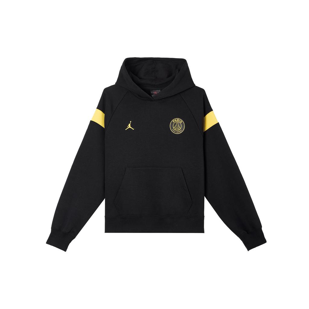 Jordan X Paris Saint-Germain Womens Hoodie (Asia Sizing) Black/Tour Yellow Women Streetwear DV2836-010