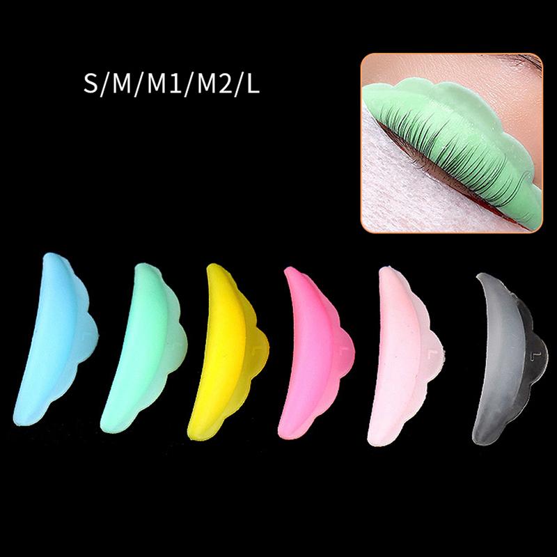 5 Pair Lash Lift Lifting Curlers Curl Silicone Shields Pads Multicolor Reusable