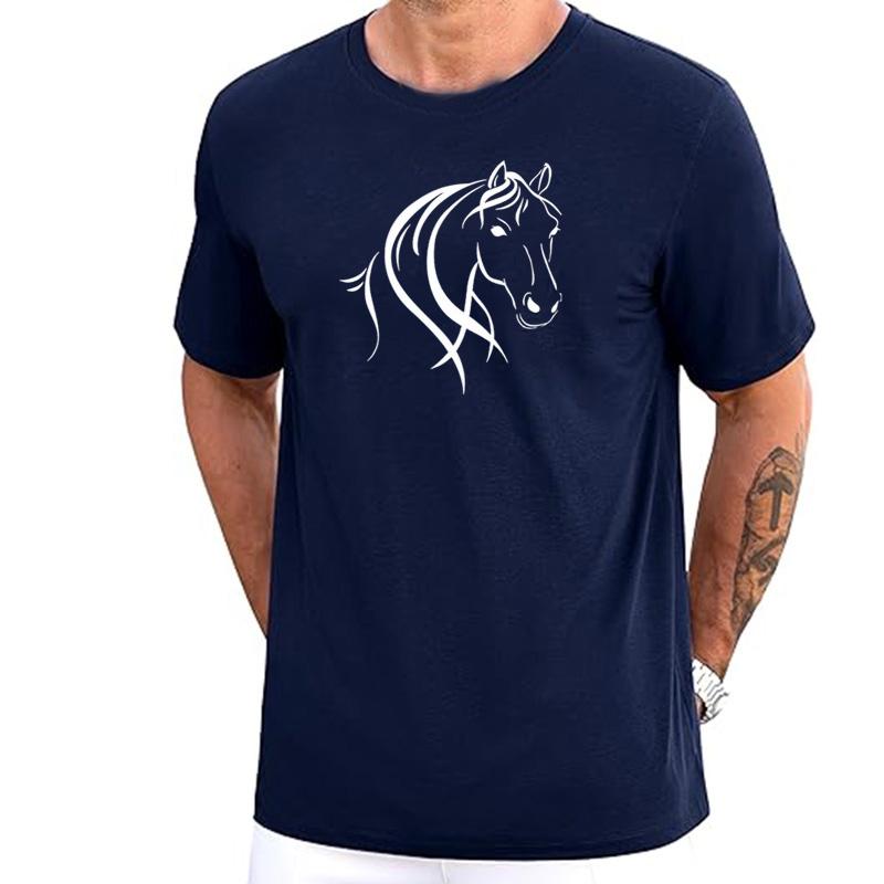 Unisexs Tshirt Horses Kawaii T Shirt Unisex Unisex Tshirt Horse Graphic Male T Shirts Classic Oversized T Shirt Camisetas Masculino