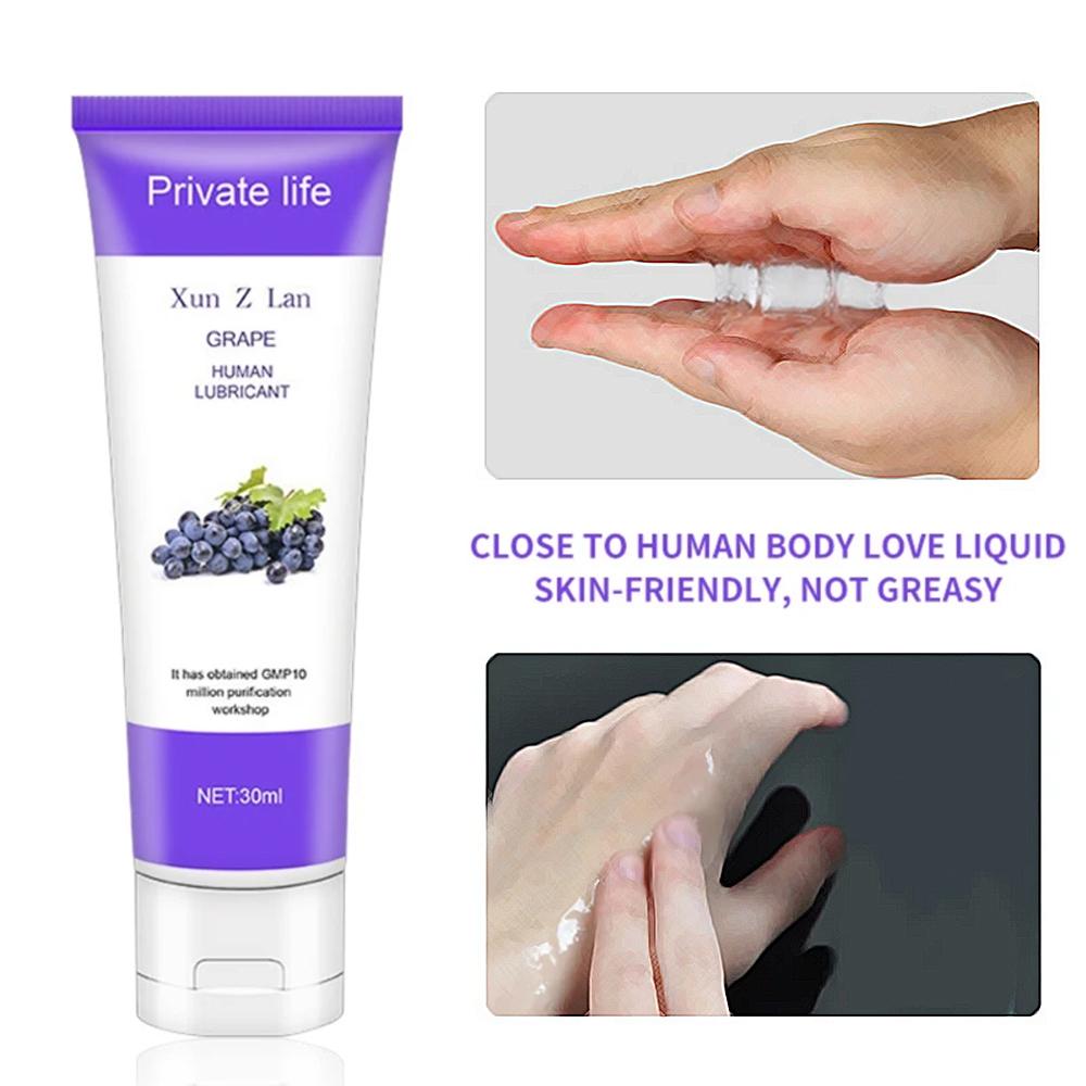 Water-based Lubricant for Women Fruit Flavored Lubricant for Sex Lubricant Female Oral Anal Vaginal Gel Adult Masturbation Sex Toy
