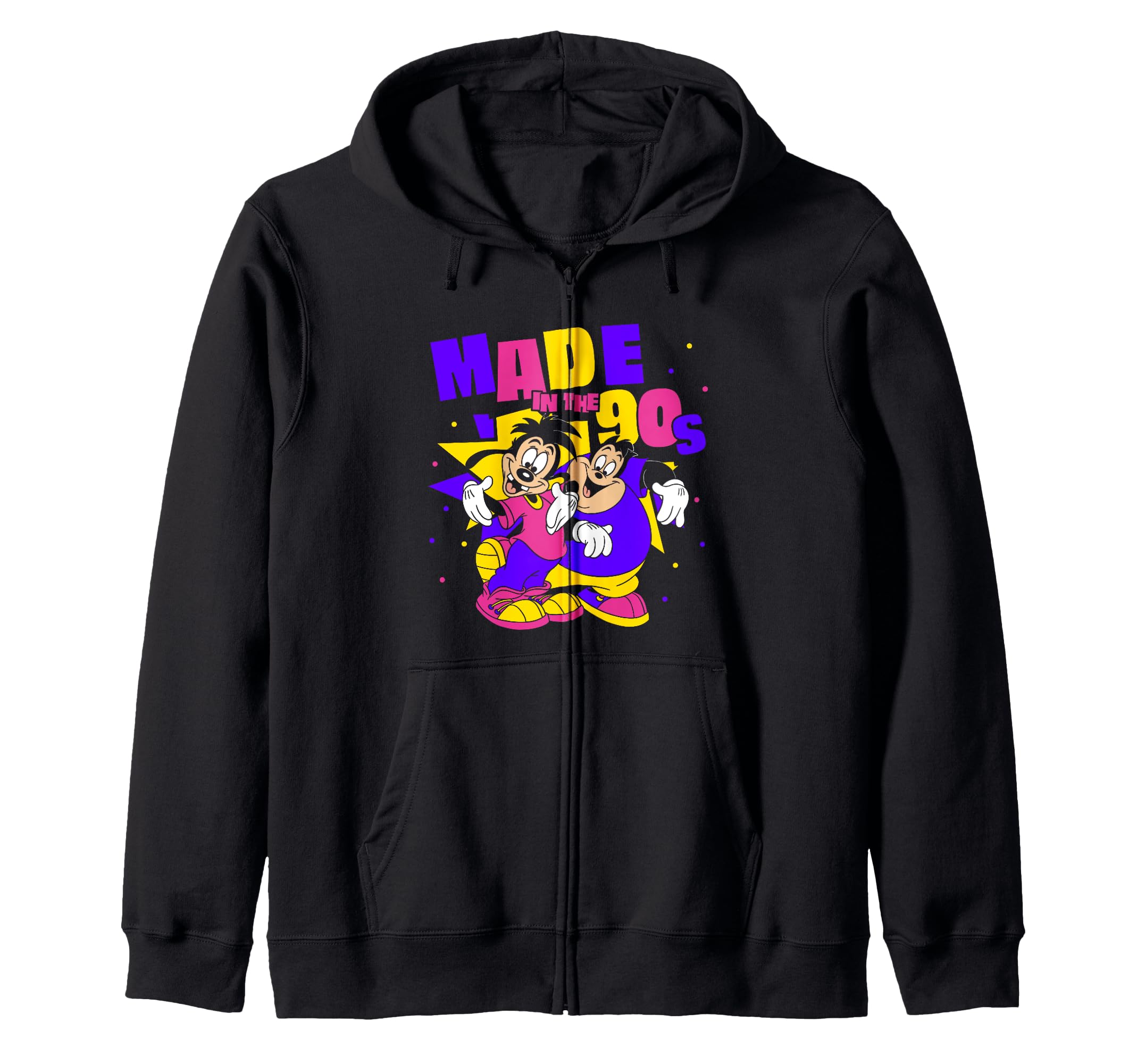 

Disney A Goofy Movie Max P.J Made In The 90 s Retro Logo Zip Hoodie