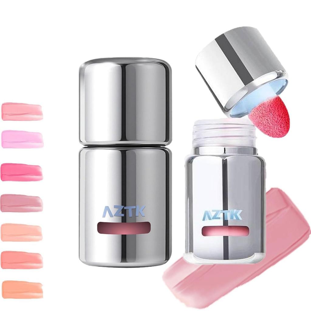 AZTK Liquid Blusher Jello Color Powder Moisturizing Highlight Beauty Expands Contracts Cheek Matte Face Makeup