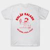 Men Black Print T-shirt Khlav Kalash No-Cut Transfer Paper Print Cotton Tshirt