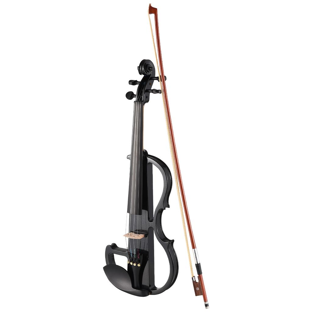 4 4 Violin Full Size Set Professional Silent Electric Violin for Beginners Students School Learners Electric Violin