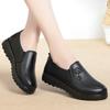 Fashion Cheap Shoe Women Leather Flats Female Flats Spring Shoes Classic Women's Loafers Casual Mother's Shoes Soft Leather Single Shoes