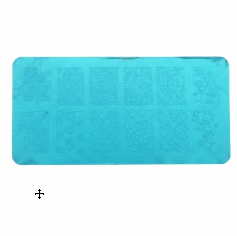 Nail Art Stamping Plates Stencils Lace Flowers Beauty Stamp Polish Printing Nail Art Templates