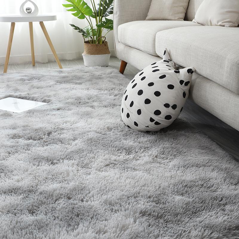 Luxurious Living Room Fluffy Carpet Nordic Soft Thickening Home Decor Carpets Bedroom Bedside Children 'S Room Non -Slip Floor Mat