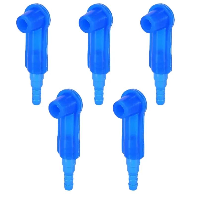 1/2/5Pcs Car Brake Fluid Oil Exchange Pump Empty Drained Oil Bleeder Blue Fluid Oil Connector Auto Oil Filling Accessoires