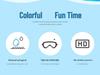 Children's HD Waterproof Anti-Fog Large Frame Swim Goggles