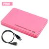 Caixa de Disco Rígido Externa USB 3.0 de 2,5 polegadas 5 Gbps SATA HDD SSD Estojo Externo Móvel para Notebook PC Desktop (Não Incluir