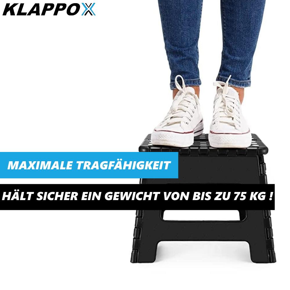 KLAPPOX Folding Stool Foldable Step Stool Stool Folding Step Folding Seat Step
