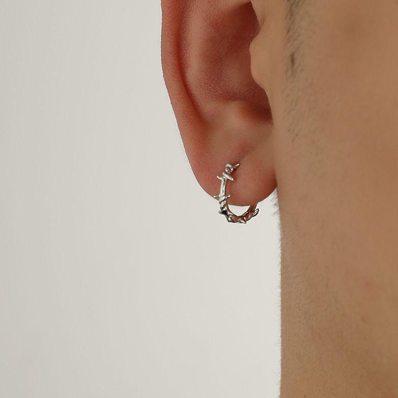 2025 Thorn Series Unisex Ear Cuff Hoops: Unique Design for Men & Women
