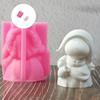 Food Grade Silicone Mold For Baking Epoxy Resin Casting 3D Girl Miniature Sculpture Crafting Tool Candle Soap Making