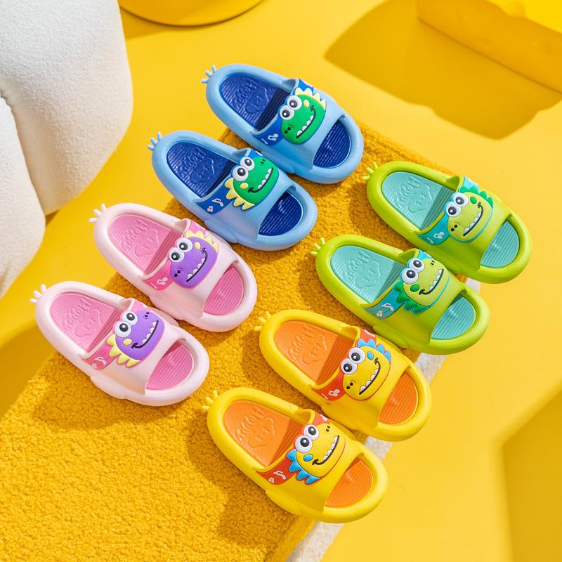 Kindergarten Children's Dinosaur Slippers Boys' Summer Home Indoor Wear Non-slip Children's Slippers Women