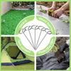 Top Quality round Gardening Thimble round Top Stake for Lawn Cloth Weed Barrier Camping Tent Fixing Spike