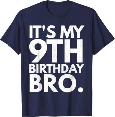Es ist mein 9. Geburtstag Bruder T-Shirt – Neunter Geburtstag Party Shirt für Jungen & Mädchen