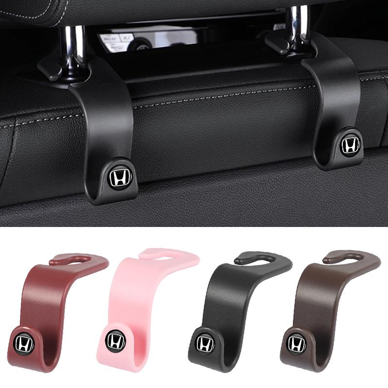 CKBSX1 Car Logo Seat Hook Multi-function Seatback Storage Hanger Accessories For Honda Accord Civic CRV Jazz Fit HRV Odyssey Insight Ci
