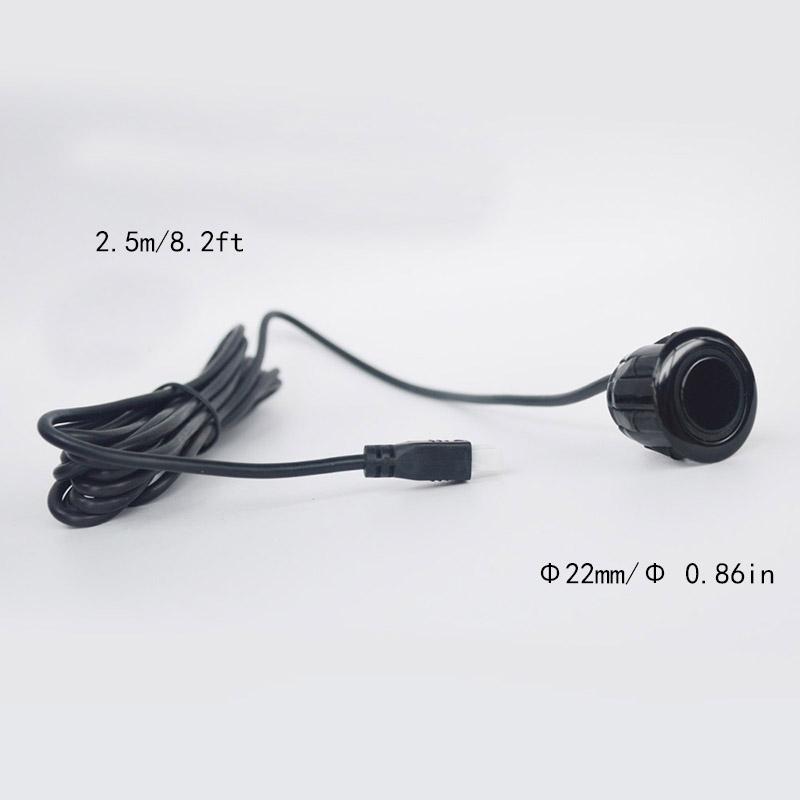 Car 22MM  Parking Sensor Backup Radar Parktronic Reverse Probe Ultrasonic Black Red Blue Grey Silver Champagne Gold Aparcami