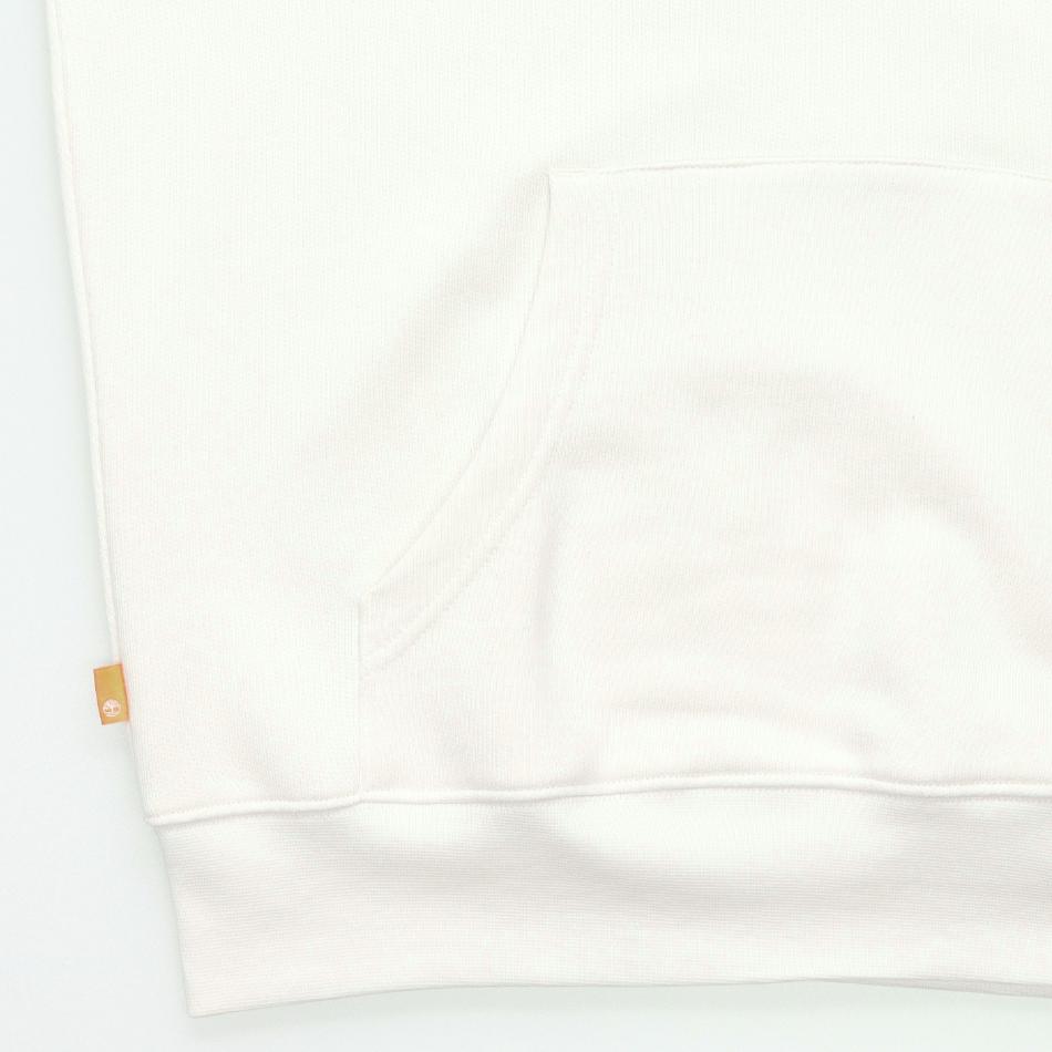 Timberland Tree Logo Letter Print Pullover Hoodie Men hoodies White A6QTS-CM9