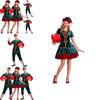 Durable Christmas Costume For Couples With Fashionable Style And Soft Velvet Feel