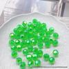 Acrylic AB Color Crystal Beads: Straight Hole Transparent Beads for DIY Phone Chains, Necklaces, and Decorations.