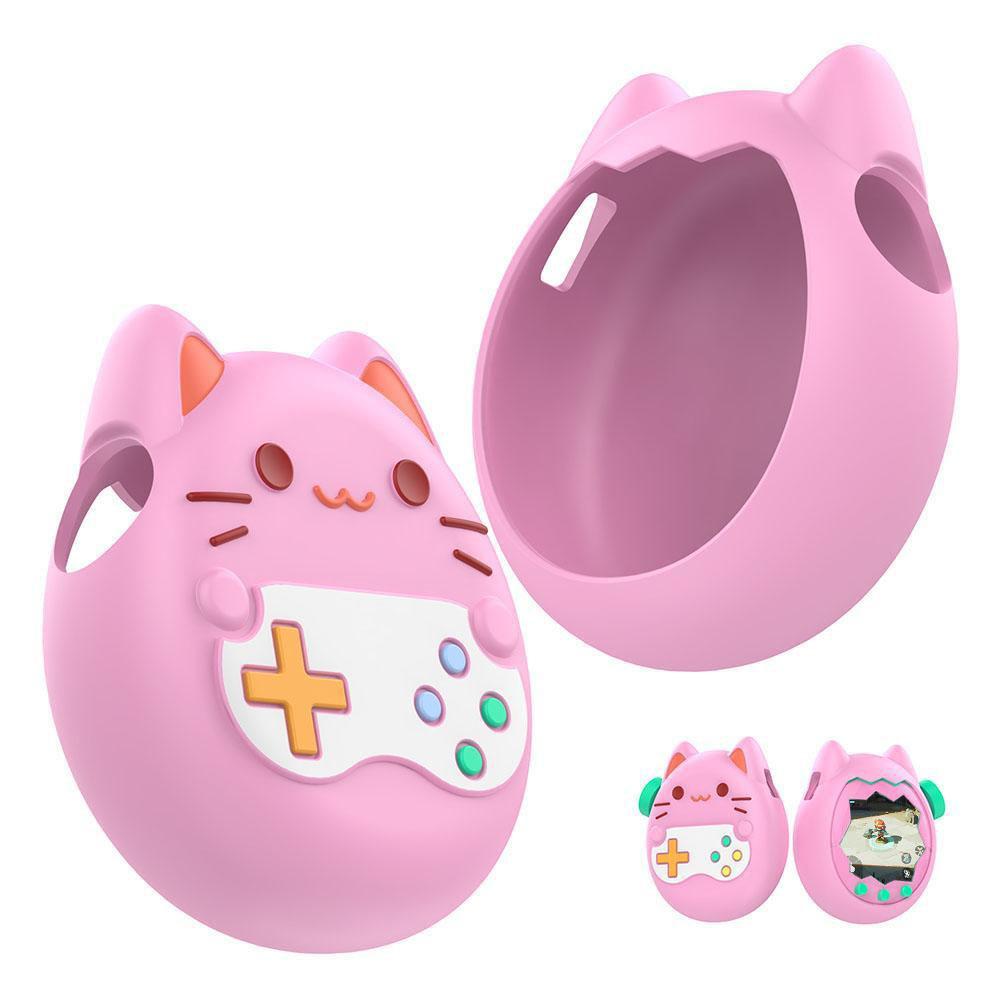 Games Console Soft Cover Liquid Silicone Fall Resistant Protective Cover With Lanyard For Tamagotchi Paradise Games Accessories